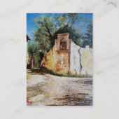 AFTERNOON IN RIMAGGIO/Uitzicht Toscane Visitekaartje (Achterkant)