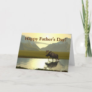 Afternoon Moose Vaderdag Kaart