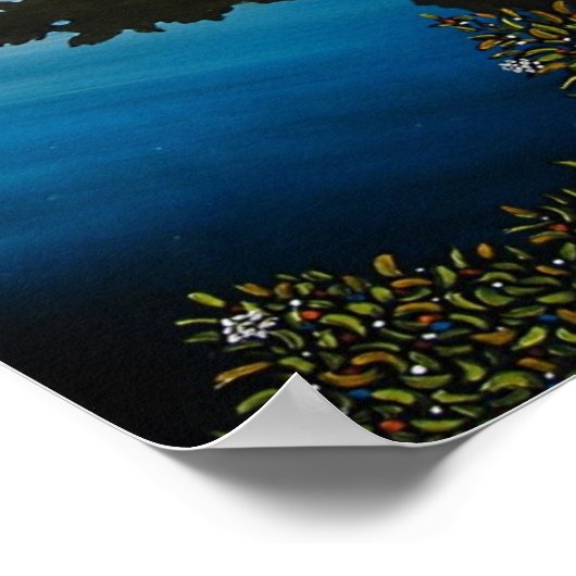 "Afternoon Reflections" Poster (Hoek)