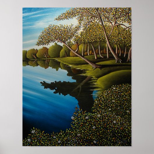 "Afternoon Reflections" Poster (Voorkant)