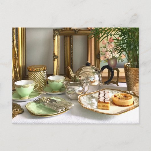 Afternoon Tea Ansichtkaart Briefkaart (Voorkant)