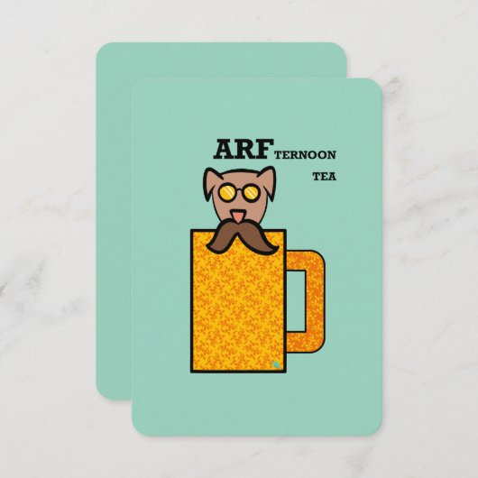 Afternoon Tea Dog (Voorkant / Achterkant)