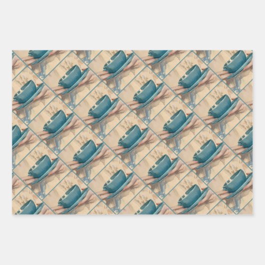 Afternoon Tea - Harrison Fisher Inpakpapier Vel (Voorkant 3)