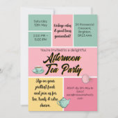 Afternoon Tea Party Fifties stijl retro vibes Kaart (Voorkant)