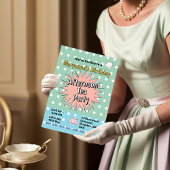 Afternoon Tea Party Fifties stijl retro vibes Kaart