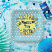 Afternoon Tea Party Fifties stijl retro vibes Papieren Bordje (Feest)