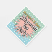 Afternoon Tea Party Fifties stijl retro vibes Servet (Hoek)