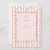 Afternoon Tea Party Grandmillenial baby shower Kaart (Achterkant)