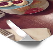 afternoon tea Poster papier (Hoek)