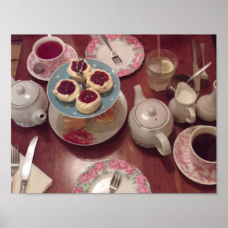 afternoon tea Poster papier