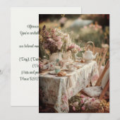 Afternoon Tea & Tiny Toes Sprinkle | tuinkant Kaart (Voorkant / Achterkant)