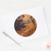 Afternoon Walk II Ronde Sticker (Envelop)