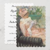 Afteroon Tea Party Vrijgezellenfeest Impressionism Kaart (Voorkant / Achterkant)