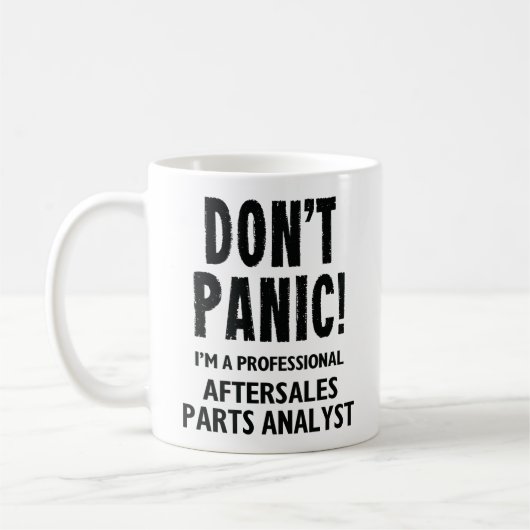 aftersales-onderdelenanalist koffiemok (Links)