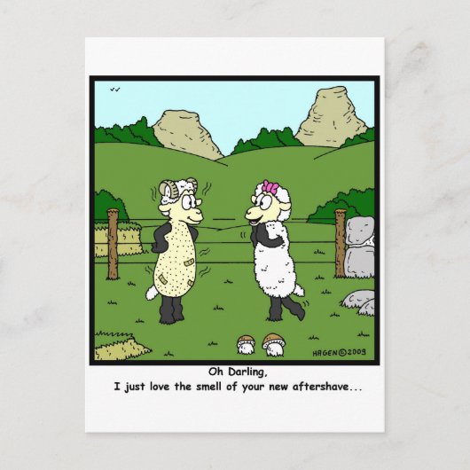 Aftershave Briefkaart (Voorkant)