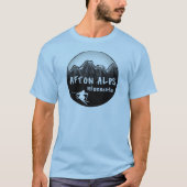 Afton Alps Minnesota skier T-shirt (Voorkant)