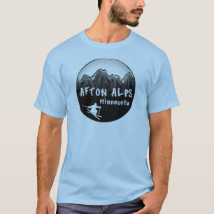Afton Alps Minnesota skier T-shirt