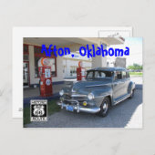 Afton OK Rt. 66 Briefkaart (Voorkant / Achterkant)