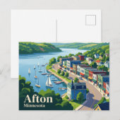 Afton USA Briefkaart (Voorkant / Achterkant)