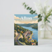 Afton USA Briefkaart (Staand voorkant)