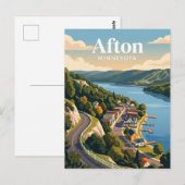 Afton USA Briefkaart (Voorkant / Achterkant)