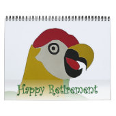 Aftreding 2016 Calendar Parrot Head Naive Art Kalender (Hoes)