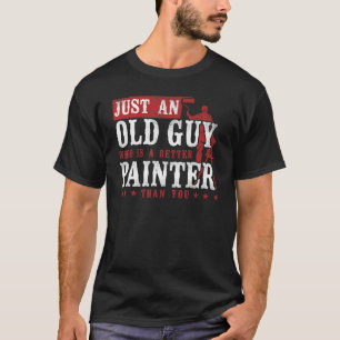 Aftreding van de decorator van het huis enkel een t-shirt