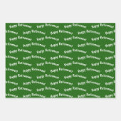 Aftredingsgolf op gras inpakpapier vel (Voorkant 2)