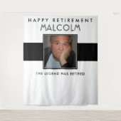 Aftredingsparty achtergrond banner tapijt wandkleed (Voorkant)