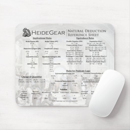 Aftrek Mousepad Muismat (Met muis)