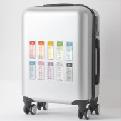 Aftrekking leren sticker (Koffer)
