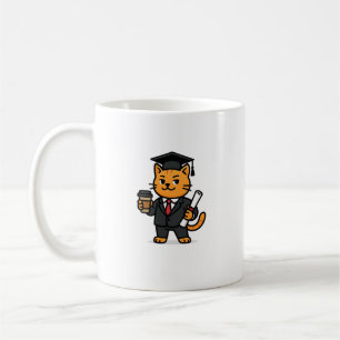 Afunni kat voor afgestudeerden bedrijfskunde koffiemok