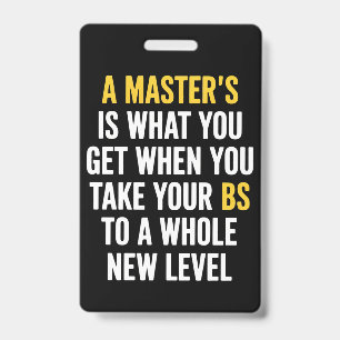 Afunte citaten voor afstuderen met een masterdiplo badge