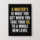 Afunte citaten voor afstuderen met een masterdiplo button (Voorkant)