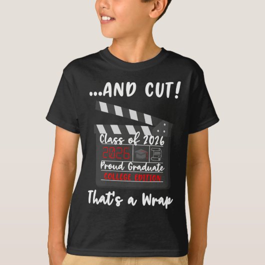 Afuntiere Ceremonie Universiteit Afstuderen Cl Van T-shirt (Voorkant)