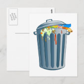 afval briefkaart (Voorkant / Achterkant)