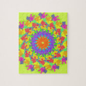 Afval in de herfst (Abstracte kunst) Legpuzzel (Verticaal)