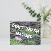 Afval in de rivier is geen afval Natuur Briefkaart (Staand voorkant)