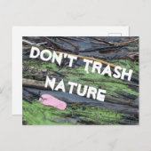 Afval in de rivier is geen afval Natuur Briefkaart (Voorkant / Achterkant)