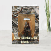 Afval kan dag Kaart vieren (Voorkant)