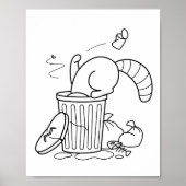 Afval kan de pagina Kleuren herstellen Poster (Voorkant)