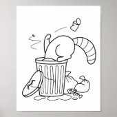 Afval kan de pagina Kleuren herstellen Poster (Voorkant)