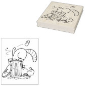 Afval kan de pagina Kleuren herstellen Rubberstempel (Gestempeld)