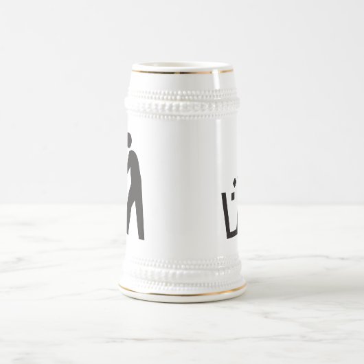 Afval kan worden gesignaleerd bierpul (Center)