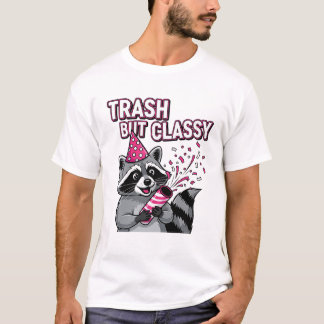 Afval Maar Klasse – Feest Wasbeer Vakantie Editie T-shirt