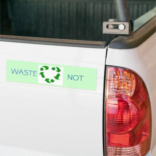 afval niet bumpersticker (Op Truck)