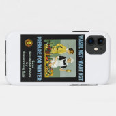 Afval niet - Gezocht niet ~ Voorbereiden op de win Case-Mate iPhone Case (Achterkant (horizontaal))