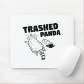 Afval Panda Dronken Wasbeer Grappig Muismat (Met muis)
