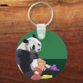 Afval Panda Sleutelhanger (Achterkant)