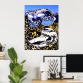afval uit de buitenruimte poster (Thuiskantoor)